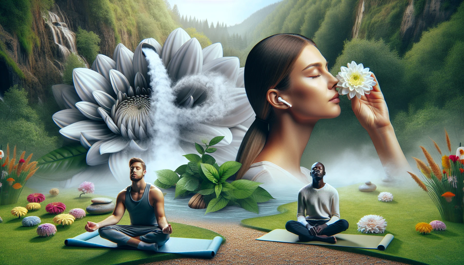 Illustration of stress reduction techniques