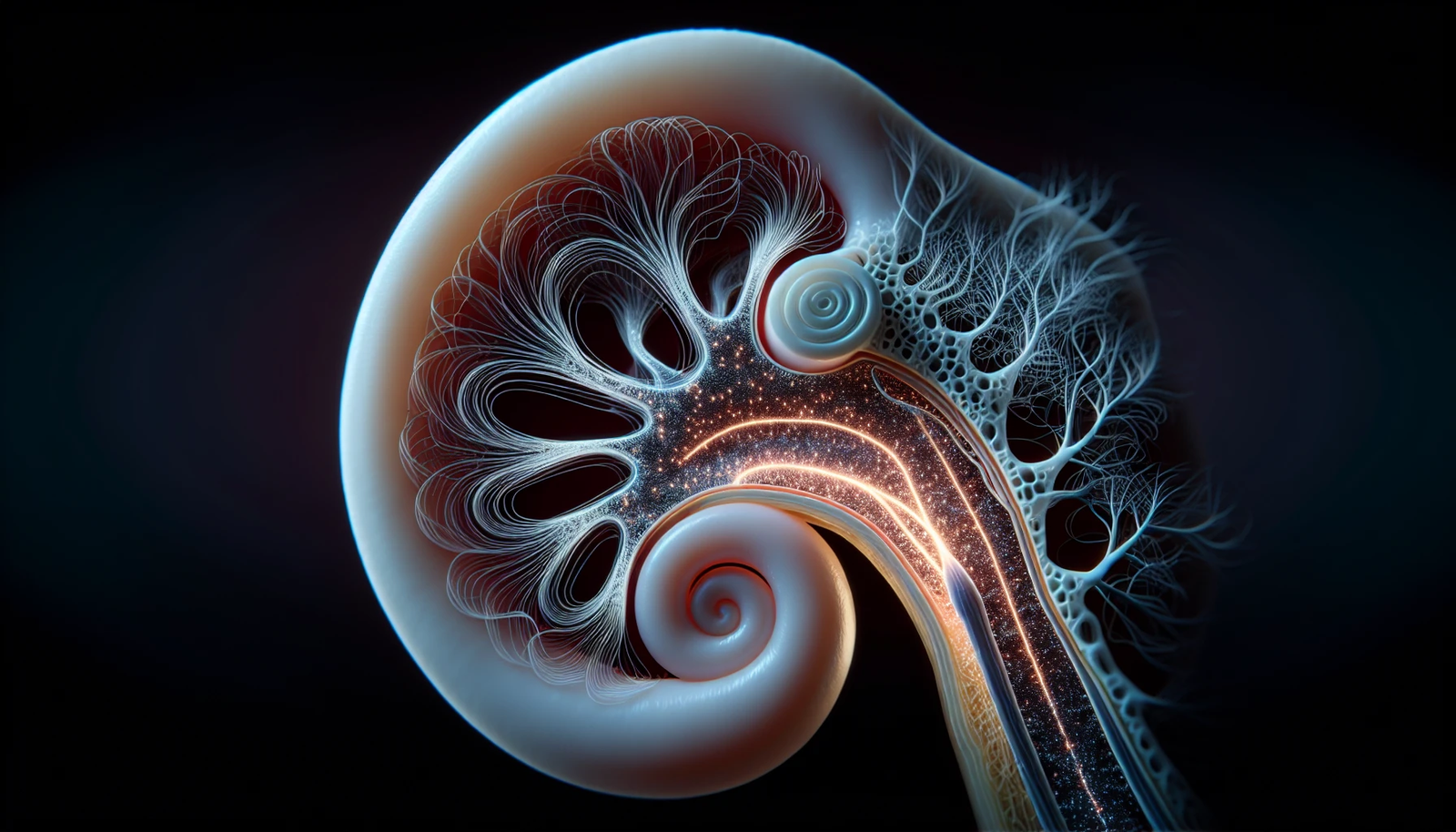 Illustration of inner ear anatomy